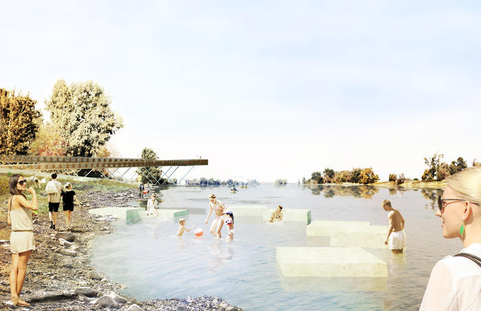 Vue baignade