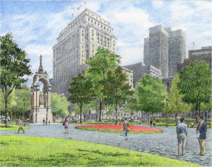Projet de réaménagement de la place du Canada