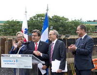 Début des travaux en tunnel : prise d'eau Atwater