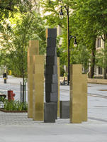 Inauguration de l'oeuvre d'art public Le joyau royal et le Mile doré