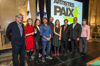 Remise du prix «Artiste pour la paix de l'année»
